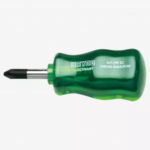 Heyco Phillips Stubby Screwdriver with Acetate Handle, #1 - Picture 1 of 1