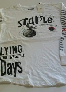 STAPLE high flying long tee, white, size Large  - Picture 1 of 5