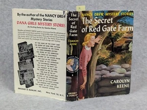 Vtg 1960 HCDJ Nancy Drew Mystery Series Carolyn Keene Secret of Red Gate Farm #6 - Picture 1 of 9