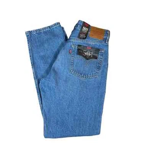 Levi's 501 hohe geradbeinige Distressed Denim Jeans - Bild 1 von 12