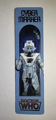 Doctor Who Cyberman Who Dares Target Book Mark Bookmark 1980s Retro Vintage - Image 1 of 3