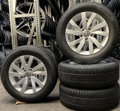 4 Orig VW Winterräder Aragon 215/60 R16 95H Passat 3G B8 3G0601025BJ 2270 - Bild 1 von 3