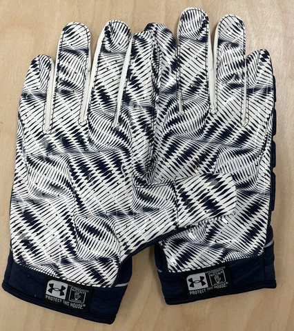 Notre Dame Football 2014 Team Issued music city bowl Gloves Size 2XL Cover