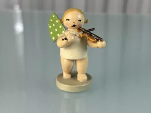 Erzgebirge Wendt und Kühn Erzgebirge Figur Alt Engel 6 cm. Zustand siehe Fotos - Bild 1 von 3