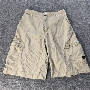 Quiksilver Boys Youth Cargo Shorts Outdoor Hiking Beige Size 27 - Picture 1 of 16