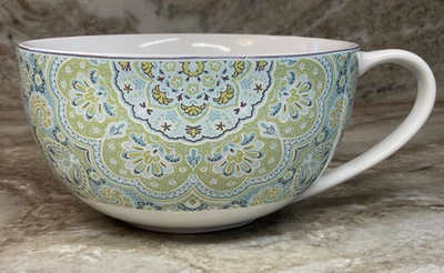 Taza de café grande Lyria Teal 222 quinta. Porcelana. 20 onzas. Nuevo. Foto 1 de 4