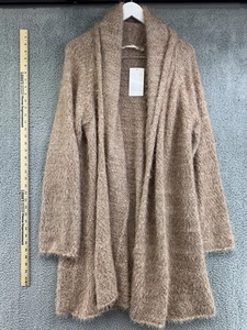 Soft Surroundings Brown Long Open Robe Women's Size XL POG - Picture 1 of 10