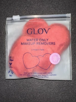 GLOV Water Only - 2x Make-Up Removers Heart Pads 💞 Wiederverwendbar  - Bild 1 von 2