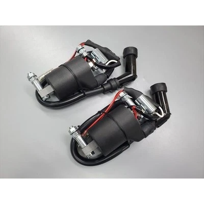 Reinforced ignition coil set of 2 with NGK plug cap for Suzuki GS400 1977-1980 Foto 1 de 3