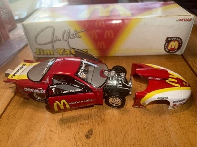 Action 1997 Pontiac Firebird Pro Stock Jim Yates McDonalds 1:24 1 /3500 NOS NHRA - Image 1 of 4