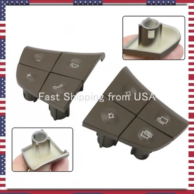 Steering Wheel Control Key Button Brown For Mercedes Benz R350 GL500 ML500 NEW - Image 1 of 4