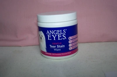 Toallitas suaves para manchas de lágrimas ojos de ángel NUEVO tarro de 100 toallitas Foto 1 de 4