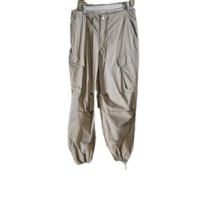 Universal Thread Damen hellbraun Cargo gerades Bein/Fallschirm Hose Medium neu ohne Etikett - Bild 1 von 8