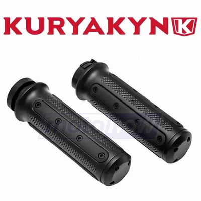 Kuryakyn Heavy Cable Industry Grips for 2001-2006 Harley Davidson FLSTCI gm - Изображение 1 из 4