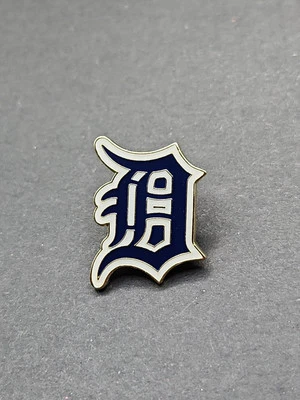 MLB Baseball Team Detroit Tigers Logo Enamel Pin, FREE SHIPPING! - Image 1 of 2