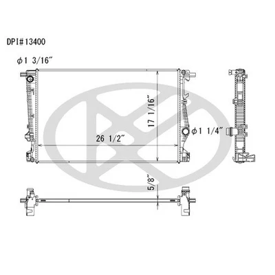 Koyorad A13400 Radiator For 15-18 Chrysler Jeep 200 Cherokee - Image 1 of 4