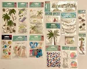 Jolee’s Summer/Beach Themed Sticker Bundle (17) sticker sets (scrapbooking) - Picture 1 of 7
