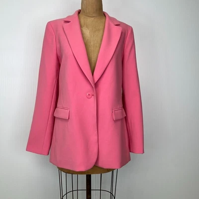 Женская куртка Alice + Olivia Blazer на 12 лацканов с одним отверстием для работы с Barbie Core Ex - Изображение 1 из 4