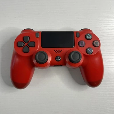Sony DualShock 4 Wireless Controller For Parts Magma Red (Stick Drift) - PS4 - Image 1 of 4