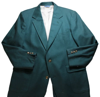 Chaqueta Blazer Pendleton Para Hombres 42 Larga Lana Verde 100% Lana Clásica De Colección Deporte Foto 1 de 4