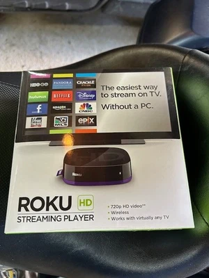 Reproductor de transmisión Roku - Dispositivo de transmisión HD Roku para TV 720p video inalámbrico Foto 1 de 3
