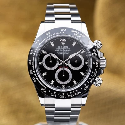Rolex Daytona Cosmograph 2023 40 mm esfera negra cerámica 116500LN juego completo Foto 1 de 4