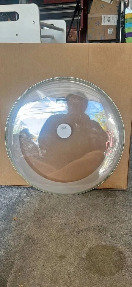20 inch Yamaha bass drum head by Reno USA with dead ringer - Image 1 of 1