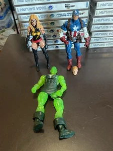 Marvel Legends Infinite Series 6" Ms. Marvel Captain America Radioactive Man - Picture 1 of 11