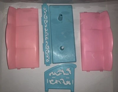 Sofá de repuesto de casa de ensueño victoriana muñeca Barbie Mattel 1995 ~ pieza de sofá’s Foto 1 de 2