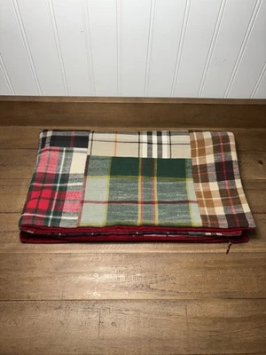 Pottery Barn Kirk Patchwork Plaid Lumbar Pillow Cover  ~ 16” x 26” - Image 1 of 4