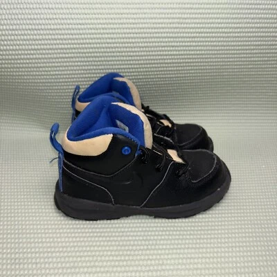 Nike Manoa LTR Botas Zapatos Bebé Talla 10C BQ5374-003 Negro Foto 1 de 4