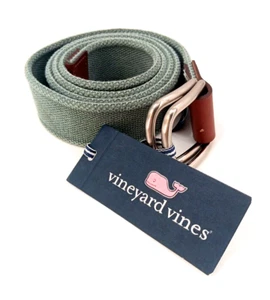 Vineyard Vines Belt Harbor Gray Size L AB3-25 - Picture 1 of 4