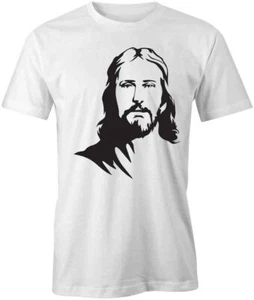 JESUS PORTRAIT TShirt Tee Short-Sleeved Cotton RELIGIOUS CLOTHING S1WSA103 - Picture 1 of 5