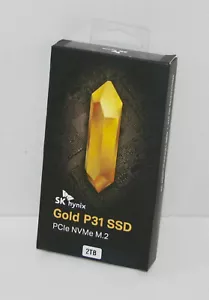 SK HYNIX Gold P31 2TB M.2 2280 PCIe NVMe Internal SSD - New/ Sealed - Picture 1 of 4