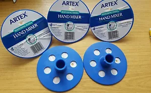 Ten Artex hand mixing tools . Textured paint mixer - Picture 1 of 4