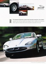 2001 2002 Jaguar Xk8 Convertible Original Advertisement Print Art Car Ad K02