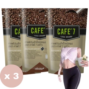 CAFE' 7 LEGA Café Premium Arábica L-Carnitina Colágeno 10 Bolsitas x 3 - Imagen 1 de 7