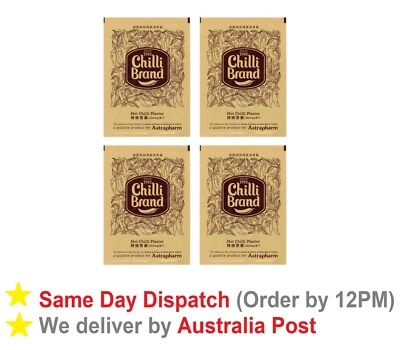 4 x Chilli Brand  Hot Chilli Plaster (Size:115mm x 167mm each piece) STRONG - image 1 of 2