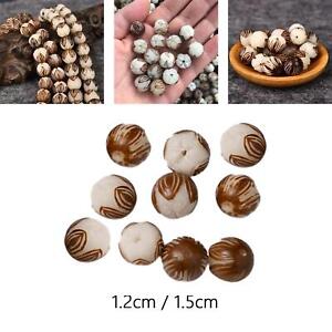 10Pcs Carved Beads for Jewelry Making Tibetan Antique Craft Carved Charms for