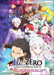 Re:Zero Starting Life In Another World Complete Boxset (Season 1-3) Anime DVD - Picture 1 of 5