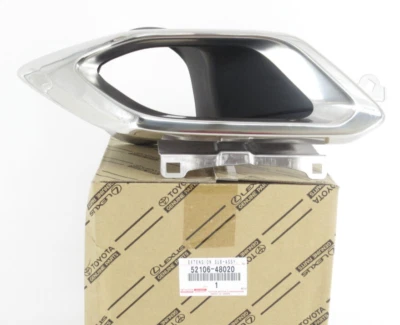 Punta de escape de extensión de parachoques trasero de pasajero genuino OEM Lexus 52106-48020 Foto 1 de 4