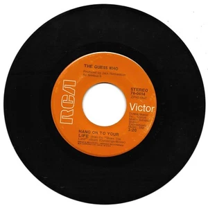 The Guess Who: "Hang On To Your Life" / "Do You Miss Me Darlin'" - VG+ '71! - Picture 1 of 2