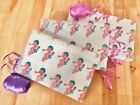 Seahorse colourful vibrant gift wrapping paper 3 sheets 64x48cm folded brand new