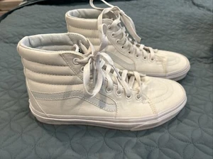 Vans Sk8-Hi Men’s 7 Women’s 8.5 White Skateboard Schuhe Sneaker High Tops - Bild 1 von 10