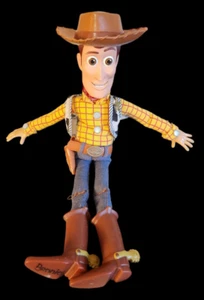 Muñeca Toy Story WOODY Pull String Talking 15" Disney Pixar con sombrero juguete Thinkaway - Imagen 1 de 14