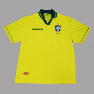 BRASILE MAGLIA UMBRO ORIGINALE HOME MAILLOT JERSEY SHIRT TRIKOT 1993-1994 - Imagen 1 de 9