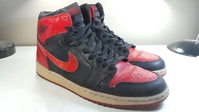 NIKE 2001 AIR JORDAN 1 I OG RETRO 136066-061 CRIADO 10,5 VINTAGE 3 4 11 13 12 16 Foto 1 de 4