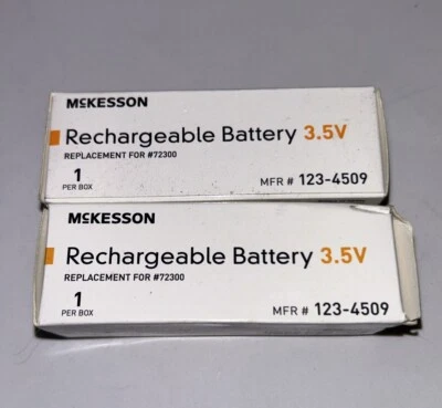 Batería Recargable McKesson -72300 NiCad 3.5V Juego de 2 Repuestos ¡NUEVA! Foto 1 de 3