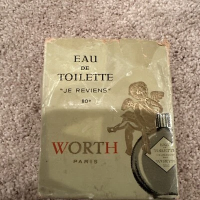 Vintage Je Reviens Worth Eau De ToiletSpray For Women 2 oz / 60 ml Box  No spray - Изображение 1 из 4
