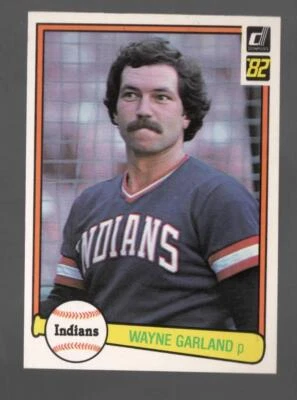 1982 Donruss Wayne Garland Cleveland Indians #489 Near Mint or Better - Image 1 of 2